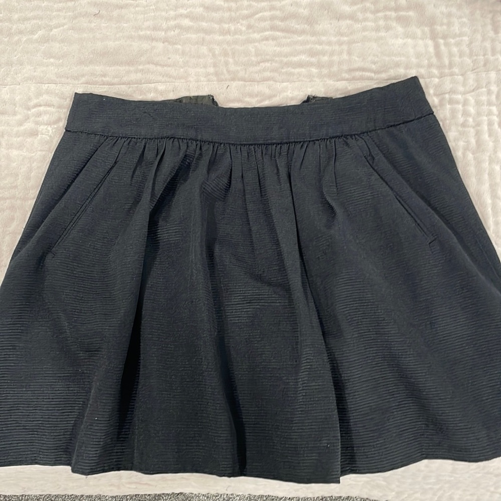 Banana republic black circle skirt